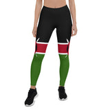 Kenya Flag Leggings - Conscious Apparel Store