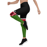 Kenya Flag Leggings - Conscious Apparel Store