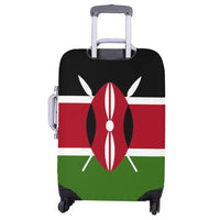 Kenya Flag Luggage Cover/Large 26"-28" - Conscious Apparel Store
