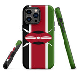 Kenya Flag Tough Cellphone Case for iPhone® - Conscious Apparel Store