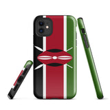 Kenya Flag Tough Cellphone Case for iPhone® - Conscious Apparel Store