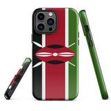 Kenya Flag Tough Cellphone Case for iPhone® - Conscious Apparel Store