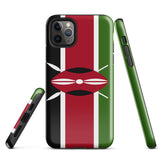 Kenya Flag Tough Cellphone Case for iPhone® - Conscious Apparel Store