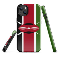 Kenya Flag Tough Cellphone Case for iPhone® - Conscious Apparel Store