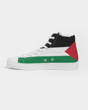 Palestine Flag Women's Hightop Canvas Shoe - Conscious Apparel Store