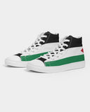 Palestine Flag Women's Hightop Canvas Shoe - Conscious Apparel Store