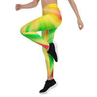 Psychedelic Rastafarian Leggings - Conscious Apparel Store