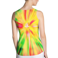 Psychedelic Rastafarian Women's Tank Top - Conscious Apparel Store