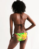 Psychedelic Rastafarian Women's Triangle String Bikini - Conscious Apparel Store