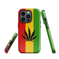 Rasta Leaf Tough Cellphone Case for iPhone® - Conscious Apparel Store