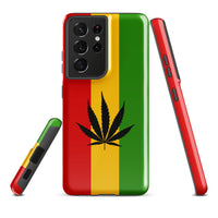 Rasta Leaf Tough Cellphone case for Samsung® - Conscious Apparel Store