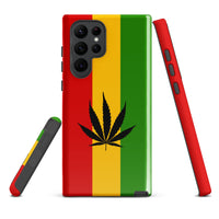 Rasta Leaf Tough Cellphone case for Samsung® - Conscious Apparel Store