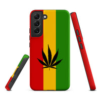 Rasta Leaf Tough Cellphone case for Samsung® - Conscious Apparel Store