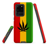 Rasta Leaf Tough Cellphone case for Samsung® - Conscious Apparel Store