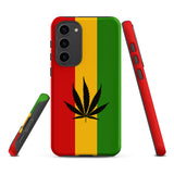 Rasta Leaf Tough Cellphone case for Samsung® - Conscious Apparel Store