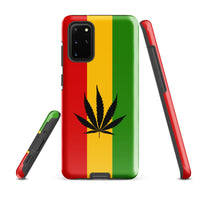 Rasta Leaf Tough Cellphone case for Samsung® - Conscious Apparel Store