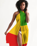 Rastafarian Flag Swim Cover Up - Conscious Apparel Store