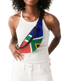 South Africa Flag Crossbody Sling Bag - Conscious Apparel Store