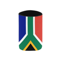 South Africa Flag Neoprene Can Cooler 4" x 2.7" dia. - Conscious Apparel Store