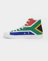 South Africa Flag Women's Hightop Canvas Shoe - Conscious Apparel Store