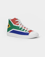 South Africa Flag Women's Hightop Canvas Shoe - Conscious Apparel Store