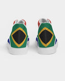 South Africa Flag Women's Hightop Canvas Shoe - Conscious Apparel Store