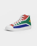 South Africa Flag Women's Hightop Canvas Shoe - Conscious Apparel Store