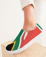 South Africa Flag Women's Slip-On Canvas Shoe - Conscious Apparel Store