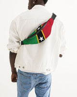 St Kitts & Nevis Flag Crossbody Sling Bag - Conscious Apparel Store