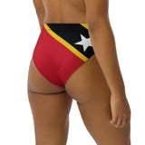 St Kitts & Nevis Flag high-waisted bikini bottom - Conscious Apparel Store