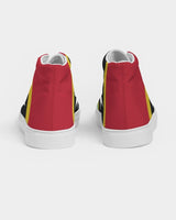 St Kitts & Nevis Flag Men's Hightop Canvas Shoe - Conscious Apparel Store