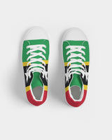 St Kitts & Nevis Flag Men's Hightop Canvas Shoe - Conscious Apparel Store