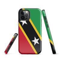 St Kitts & Nevis Flag Tough Cellphone Case for iPhone® - Conscious Apparel Store