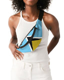 St Lucia Flag Crossbody Sling Bag - Conscious Apparel Store