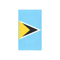 St Lucia Flag Hand Towel 16"x28" - Conscious Apparel Store