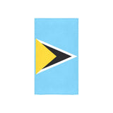 St Lucia Flag Hand Towel 16"x28" - Conscious Apparel Store