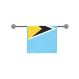 St Lucia Flag Hand Towel 16"x28" - Conscious Apparel Store