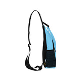 St Lucia Flag Men's Casual Chest Bag - Conscious Apparel Store