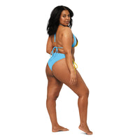 St Lucia Flag string bikini - Conscious Apparel Store