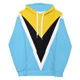 ST Lucia Flag Unisex Hoodie - Conscious Apparel Store