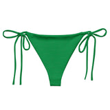 Subliminal Egyptian Ankh Cross string bikini bottom (Green) - Conscious Apparel Store