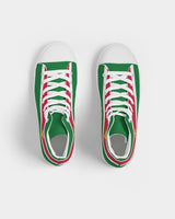 Suriname Flag Women's Hightop Canvas Shoe - Conscious Apparel Store