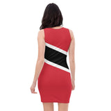 Trinidad & Tobago Flag Bodycon Dress - Conscious Apparel Store