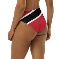 Trinidad & Tobago Flag high-waisted bikini bottom - Conscious Apparel Store