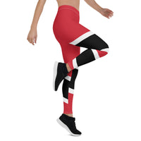 Trinidad & Tobago Flag Leggings - Conscious Apparel Store