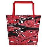 Trinidad & Tobago Flag Splash-Camo Beach Bag - Conscious Apparel Store