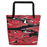 Trinidad & Tobago Flag Splash-Camo Beach Bag - Conscious Apparel Store