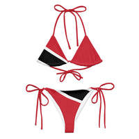 Trinidad & Tobago Flag string bikini - Conscious Apparel Store