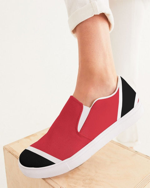 Trinidad & Tobago Flag Women's Slip-On Canvas Shoe Sneakers - Conscious Apparel Store