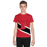 Trinidad & Tobago Flag Youth crew neck t-shirt - Conscious Apparel Store